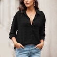 thumbnail image 2 of Vedolay Women Long Cardigan Button Down Soft Knit Cardigan Coats Black,XL, 2 of 4