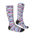 thumbnail image 3 of Balery Bees And Daisies Striped Fun Novelty Socks Men'S Women'S Crew Socks Funny Crazy Novelty Socks Quirky And Cool Socks, 3 of 9