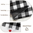 thumbnail image 6 of Large Area Rugs for Living Room Bedroom, Valentine's Day 5'x8' Rug Washable Carpet Runner Indoor Outdoor, Red Loves Romantic Black White Plaid Non Slip Floor Mats Rug for Kitchen, Bathroom, 6 of 8