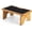 Natural, variant on StrongTek Wooden Portable Step Stool with Anti-Slip Rubber Platform, 300 lb Capacity