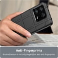 thumbnail image 4 of for Xiaomi 13 Pro Case, Heavy Duty Shockproof Slim Protection Phone Case Support Wireless Charging Cover for Xiaomi 13 Pro HD Black, 4 of 8