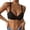 Black, variant on Women's Lace Push Up Underwire Bra Comfortable Breathable Support Triple Cup Design