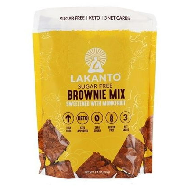 Lakanto Sugar Free Monkfruit Sweetened Brownie Baking Mix 9 7 oz Lakanto Sugar Free Monkfruit Sweetened Brownie Baking Mix 9 7 oz