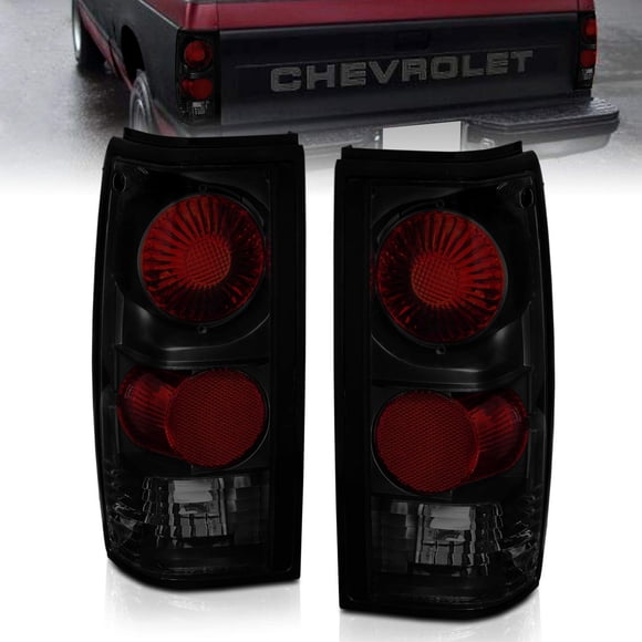 Luces Traseras AmeriLite Dark Euro Black Smoke para Chevy S10