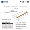 thumbnail image 5 of Hickory Hardware 20 Inch Center Mount Drawer Slide - Cadmium P1029/20-2C, 5 of 6