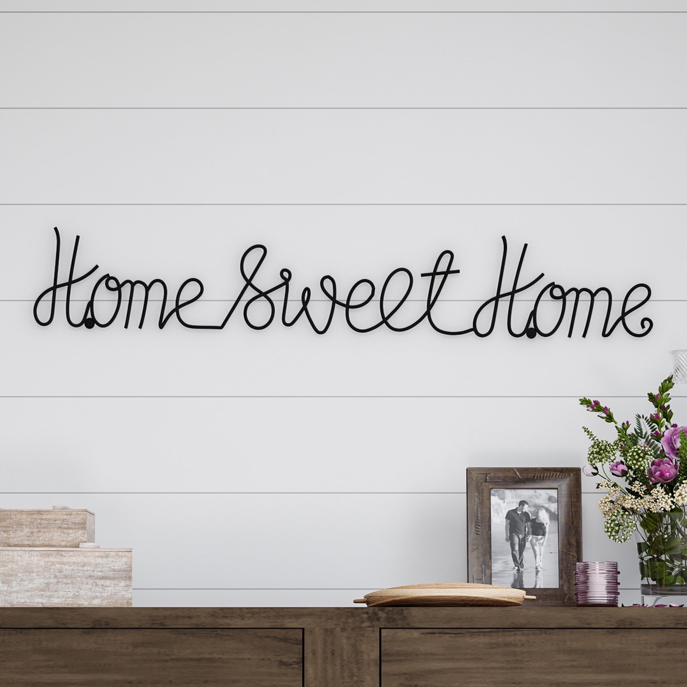Heart Free Postage Home Sweet Home Wall Hanging Art Decor Sculpture 