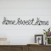 Metal Cut-out- Home Sweet Home Cursive Cut-out Sign-3D Word Art Accent Decor-Perfect for Modern Rustic or Vintage Farmhouse Style by Lavish Home