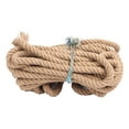 thumbnail image 2 of Crude Jute Rope, 30m Thick Braideds Plant Fiber Rope Hammock Swing Boat Railing, for DIY  Landscaping Boat Railing Garden Fences, 2 of 7