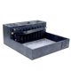 thumbnail image 1 of Organizador portátil para herramientas de peluquería, bolsa multifuncional para tijeras y peines, estuche de maquillaje en color gris., 1 of 6