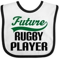 thumbnail image 3 of Inktastic Future Rugby Player Boys Baby Bib, 3 of 4