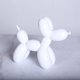 thumbnail image 1 of Escultura de perro con globo, escultura artística linda y creativa de resina para el dormitorio familiar y la sala de estar (blanco), 1 of 4