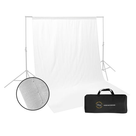 Glow Muslin Background - 6 x 9 (White)