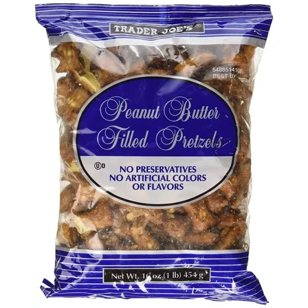 Trader Joe's Peanut Butter Filled Pretzels 16 oz