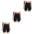 thumbnail image 1 of Minnieouse Pantalones cortos de cintura alta para mujer, sin costuras, con bolsillo lateral, para levantamiento de glúteos y caderas, para Type1 NO1, 1 of 6