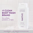 thumbnail image 2 of Native Body Wash Lavender & Rose, 18 FL OZ, 2 of 12