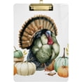 thumbnail image 2 of FMSHPON Thanksgiving Turkey Wheat Maples Clipboard Hardboard Wood Nursing Clip Board and Pull for Standard A4 Letter 13x9 inches, 2 of 5