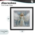thumbnail image 4 of Stupell Industries Victorian Ethereal Peace Angel Black Framed Print Under Glass, 13 x 13, by Linda Sperruzzi, 4 of 8
