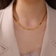 thumbnail image 1 of Skyrim-collar de cadena de serpiente de acero inoxidable para hombre y mujer, Gargantilla de espiga de Color dorado, cadenas para el cuello, joyería de tendencia, regalo popular, 2023, 1 of 4