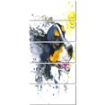 thumbnail image 2 of Design Art - Dog and Yellow Ball Watercolor, 2 of 3