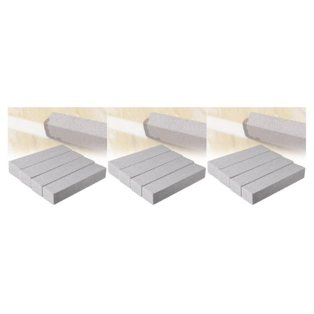 stanreset 4 Pcs Pierre Ponce à Dureté Modérée pour Récurage et Désinfection des Toilettes 4 Pcs 3Ensemble