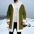 thumbnail image 2 of Christmas Cardigan Santa Jacket Coat for Men Hoodies Trim Warm Fashion Claus Adult Suit Outfit, 2 of 3