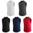 thumbnail image 2 of EIMELI Débardeurs à Capuche pour Hommes Musculation T-Shirt Sans Manches Gym, 2 of 14
