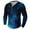 Blue, variant on VBTAPA Men's Henley Shirt Long Sleeve Gradient Printed Button T-shirt Lightweight Casual Athletic Tees Workout Muscle Shirts 2026 Red XXXL