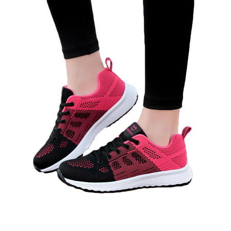 Women's Mesh Breathable Sneakers Walking Running Sports Gym (Whats The Best Running Shoe)