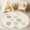 Color 1, variant on Washable Non Slip 3ft Round Rug, Vintage Bookshelf Library Bookshelf Wooden Bookshelves Circle Area Rugs with Tassels Carpet for Nursery Bedroom Living Room Playroom Tent rug Tent Castle