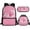 Axolotl Pink, variant on Highland Cow Backpack for Teen Girls Middle School Bag and Lunch Bag Pencil Case Set 3 In 1 Dahlia Elementary School Bookbag Rucksack for Kids Child Daypack Satchel