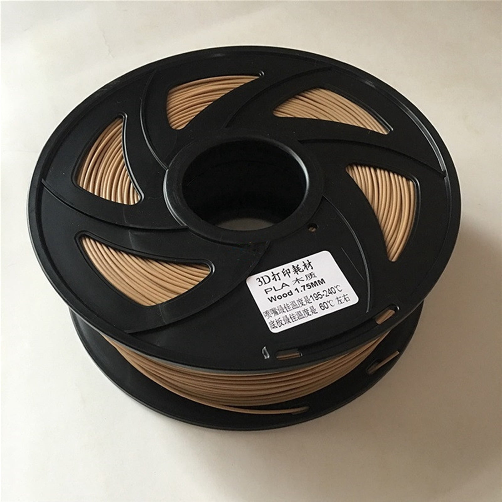 3D Printer 1.75mm Wood PLA Filaments 1kg Wooden Effect 3D Printing Materials