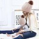 thumbnail image 4 of Outdoor ladies winter thermal knitted wool twist ski cap (yellow)1 pieces, 4 of 5