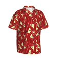 thumbnail image 2 of Haiem Fire Extinguisher Printed Hawaiian Shirt for Men - Men’s Casual Beach Summer Shirts - Stretch Fabric with Modern Fit-Medium, 2 of 9