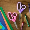 thumbnail image 5 of Pen+Gear 5" Blunt Kids Scissors 2 Pack, Pink and Purple, 5 of 7