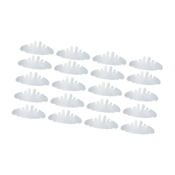 20 insertos para gorras de béisbol, cómodos forros para gorras de golf para adultos. Blanco 29cmx12.5cm