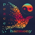 thumbnail image 4 of CafePress - Peace And Harmony Long Sleeve Dark T Shirt - Long Sleeve Dark T-Shirt, 4 of 5