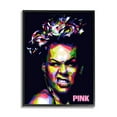 thumbnail image 2 of Stupell Industries Modern Pink Portrait Abstract Geometric Pattern Bold Shapes, 11 x 14, Design by Birch&Ink, 2 of 5