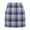 Blue, variant on ZHUASHUM Women High Waist Plaid Skirt Bodycon Pencil Wool Mini Skirts