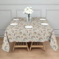 thumbnail image 3 of Cartoon Unicorn Rainbow Heart Star Cloud Pattern Square Tablecloth,Waterproof Square Table Cover,Wipeable Spillproof Washable Table Cover for Home Kitchen Party Decor 42"X42"(107x107cm), 3 of 6