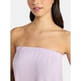 thumbnail image 3 of Lissome Women's Ultra Soft Stretch Knit Strapless Snap Closure Bath Wrap, Sizes S-3X, 3 of 4
