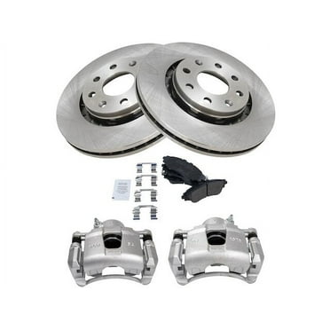 CMX Front Disc Brake Caliper Rotors And Ceramic Pads Kit For Car 2019 Toyota Corolla 2.0L KC8