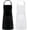 Black/White, variant on Syntus 2 Pack Adjustable Bib Apron Waterdrop Resistant with 2 Pockets Cooking Kitchen Aprons for Women Men Chef, White