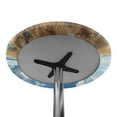 thumbnail image 7 of SEANATIVE 24 Inch Cocktail Table Topper Cap Set of 4 Elastic Fit Round Highboy Table Covers Stretch Spandex Table Covers Elegant Table Decorations for Parties Bar, Horse Blue Sky, 7 of 7