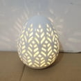 thumbnail image 6 of Handcrafted Hollowed-Out LED Ceramic Easter Egg - Light-Up White Porcelain Decor for Home Gift & Holiday Display (Fillable), Perfect Easter Fun Gifts Ideas & Year of The Horse Necessity, 3*3.9in, 6 of 7