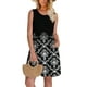 thumbnail image 2 of Vestido de verano bohemio OFEEFAN con estampado de playa para mujer, 2 of 5