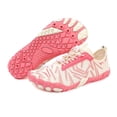 thumbnail image 2 of lnmuld Men Women Barefoot Shoes, Breathable Mesh Shoes for Water Yoga Fitness Hiking Color:Red,Size:9, 2 of 6