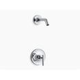 thumbnail image 1 of Kohler K-TLS14422-4-CP Purist Rite-Temperature Shower Valve Trim with Lever Handle, Less Showerhead - Polished Chrome, 1 of 1