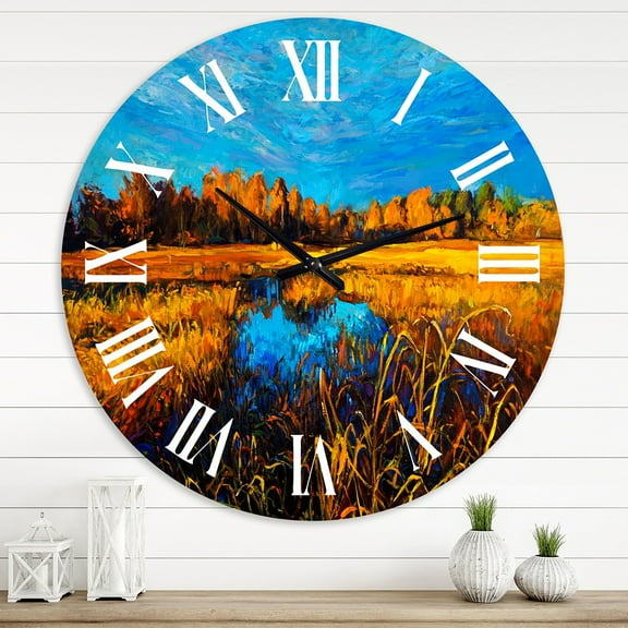 Designart 1 in Traditional Wall Clock
