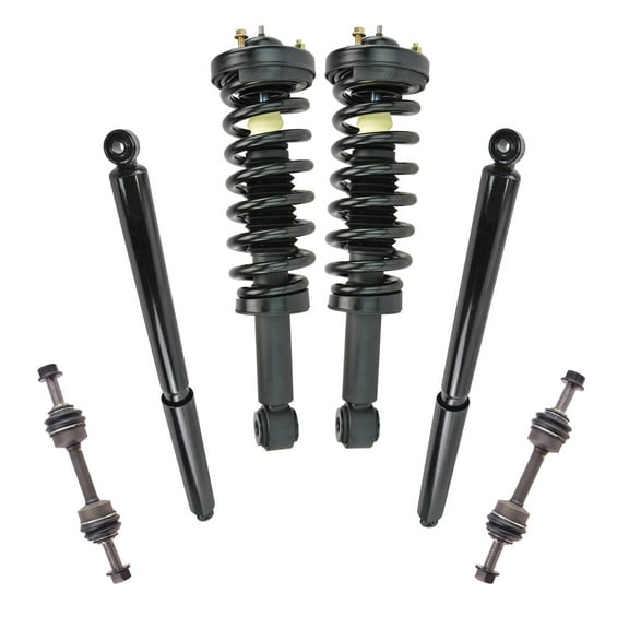 Front Rear Complete Quick Loaded Strut Spring Assembly Shock Sway Link Kit 6pc SKA72111 Fits select: 2009-2013 FORD F150
