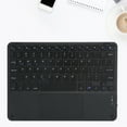 thumbnail image 3 of w ireless B luetooth Keyboard, w ireless Keyboard with Touchpad & Square Cap, Ultra Slim Keyboard  for Smartphones, Tablets, Laptops, Desktop Computers, PC Keyboard, 3 of 7